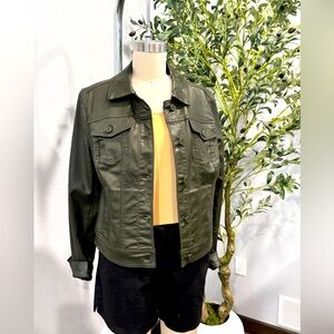 Vegan leather jacket